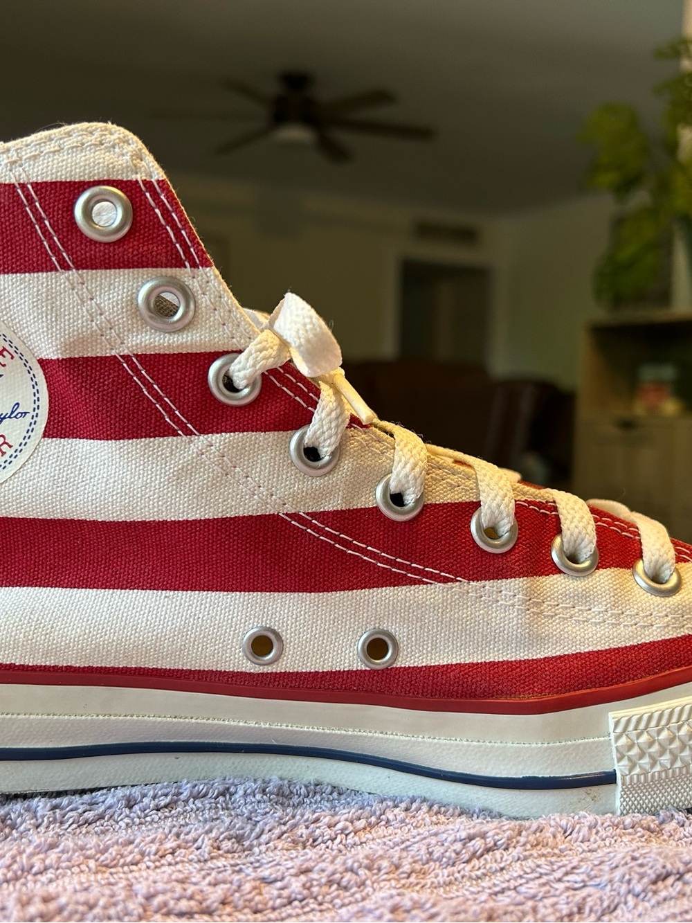 Converse Chuck Taylor All Star High Top Stars&Bars M8437 Men’s Sz10.5 Clean!